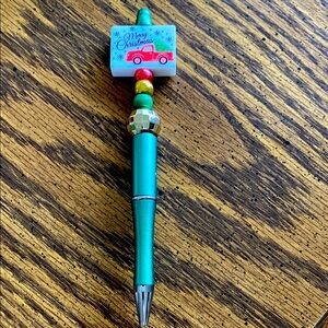 Handcrafted Merry Christmas Pen